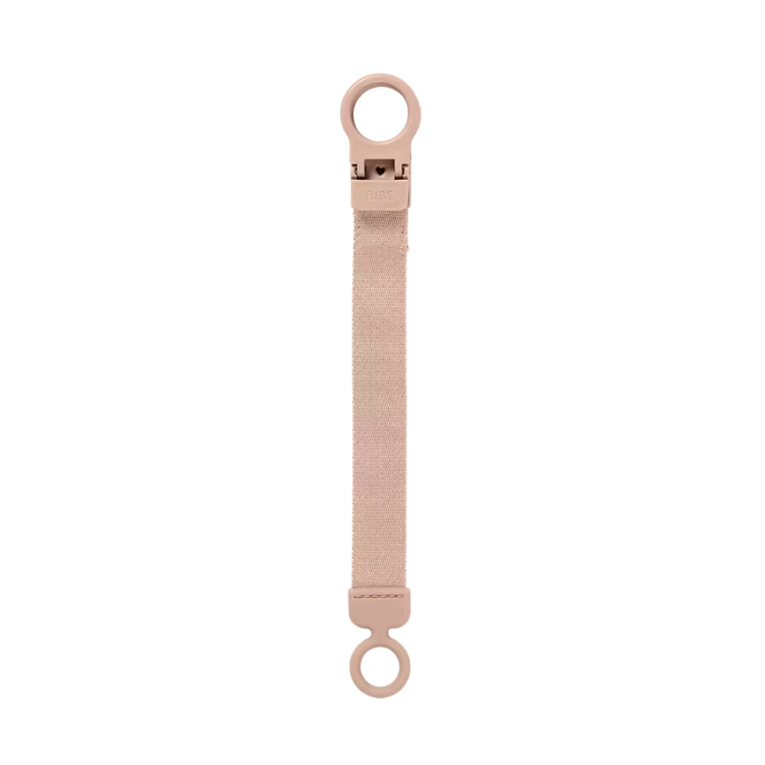 BIBS PACIFIER CLIP LOOP - BLUSH