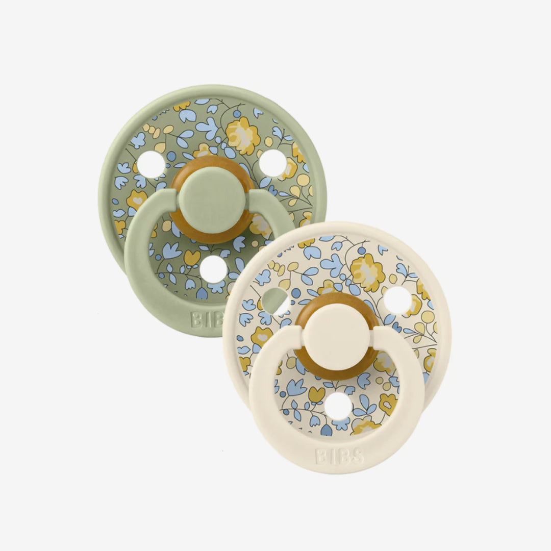 BIBS 'LIBERTY' COLOUR DUMMY | 2 PACK - ELOISE / SAGE