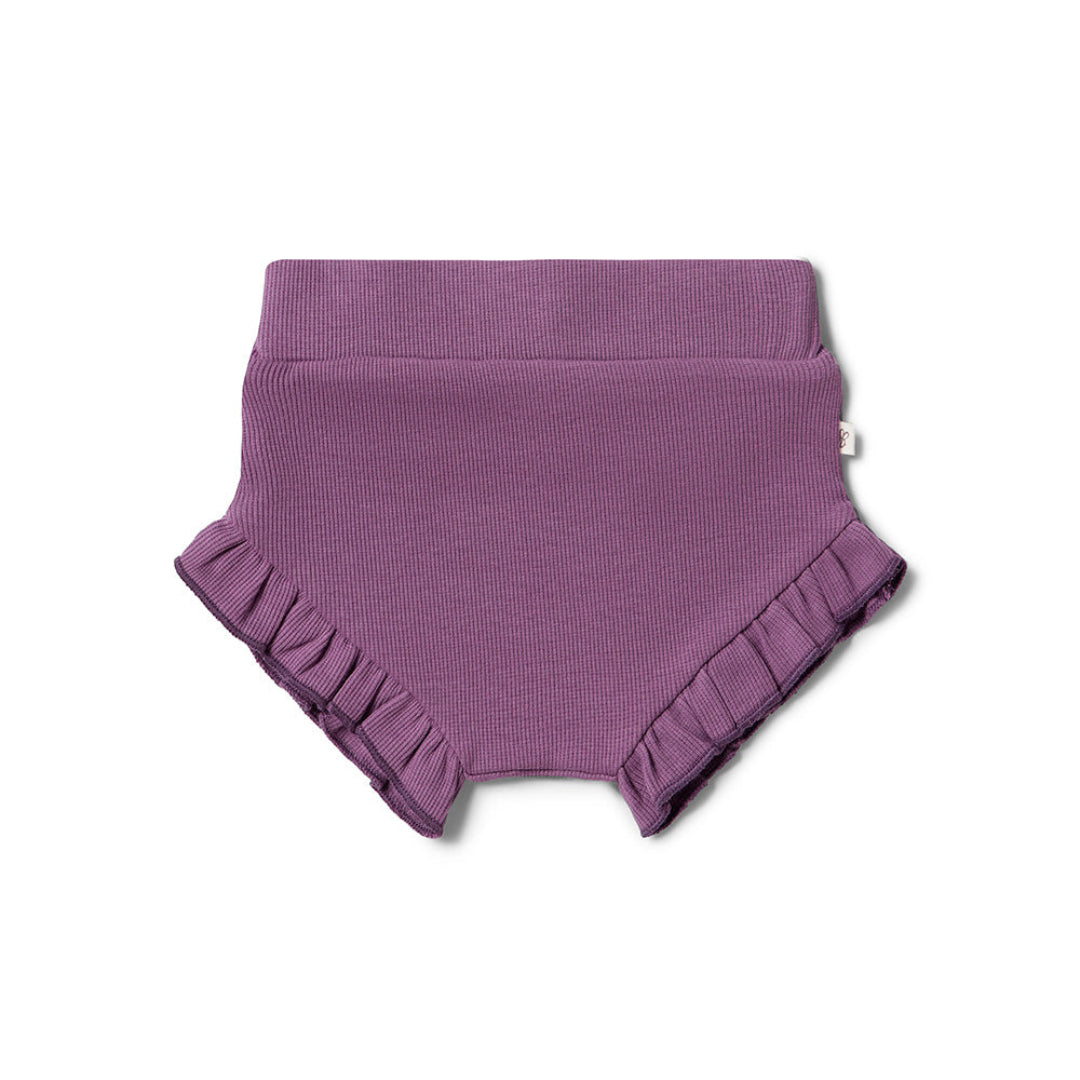 SNUGGLE HUNNY ORGANIC HIGH WAIST BLOOMERS - MULBERRY