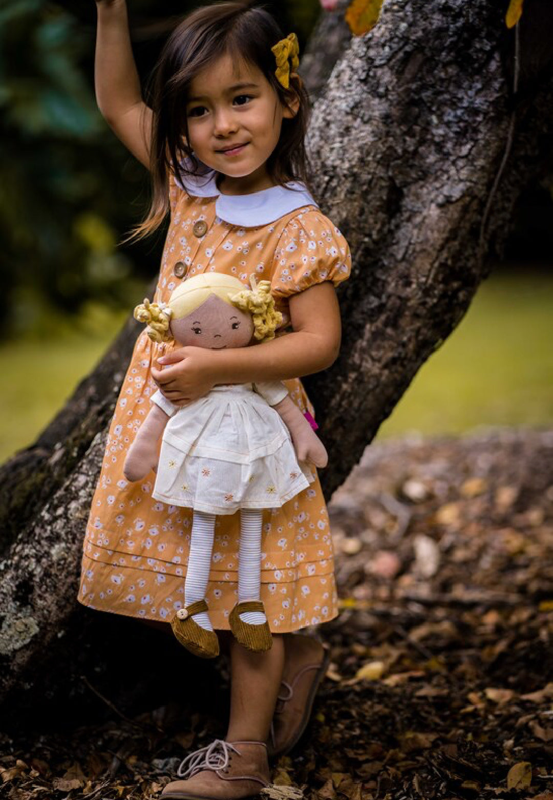 BONIKKA PRISCY LINEN DOLL WITH BLONDE HAIR