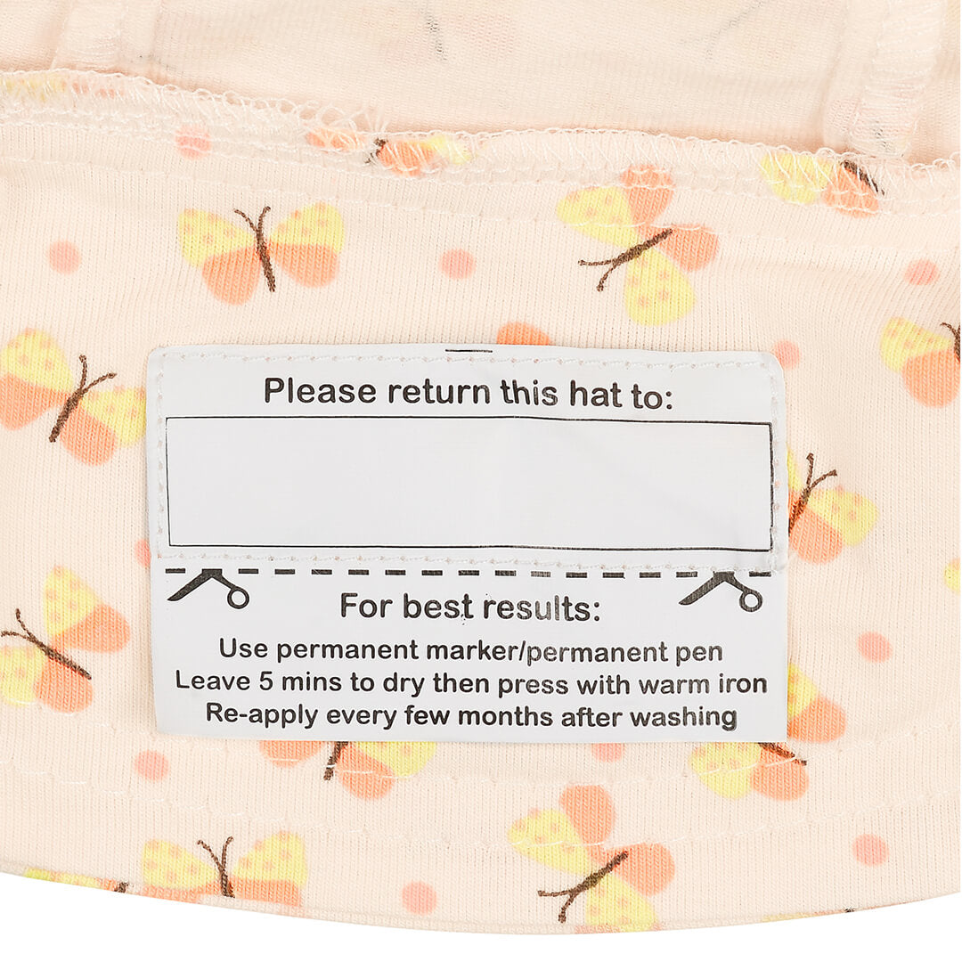 BEDHEAD KIDS PONYTAIL BUCKET HAT - BUTTERFLY