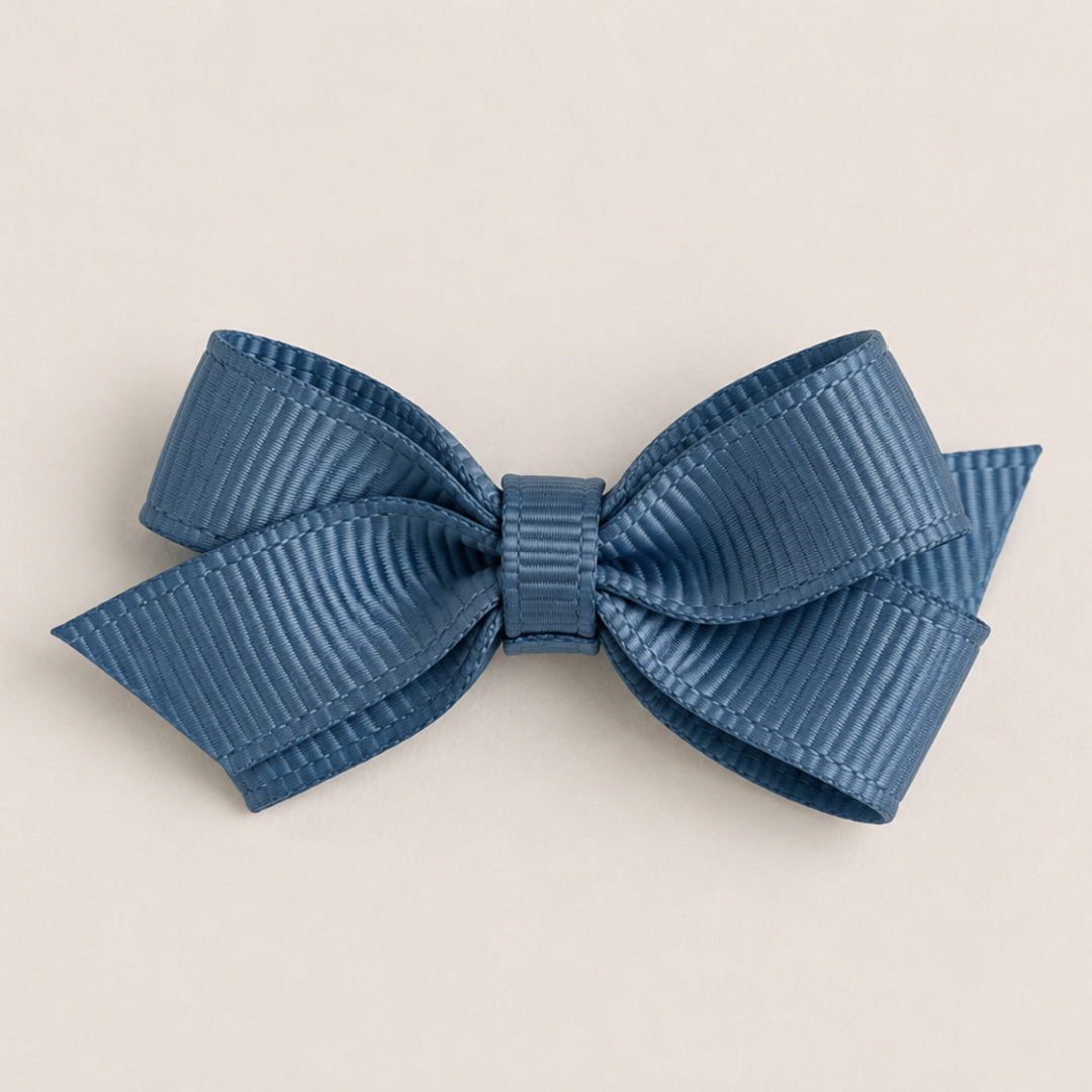 Chléa &amp; Co Set of 2 Petite Bows | Antique Blue