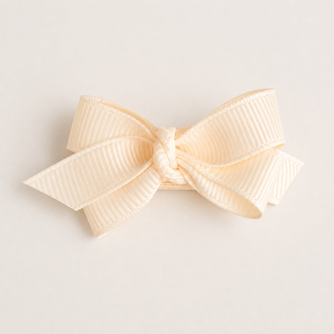 Chléa & Co Set of 2 Petite Bows | Cream