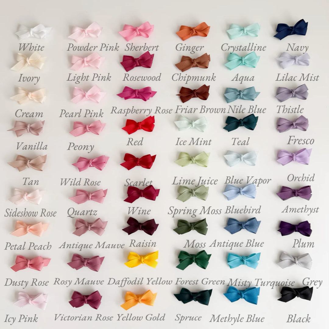 Chléa &amp; Co Set of 2 Petite Bows | Chipmunk
