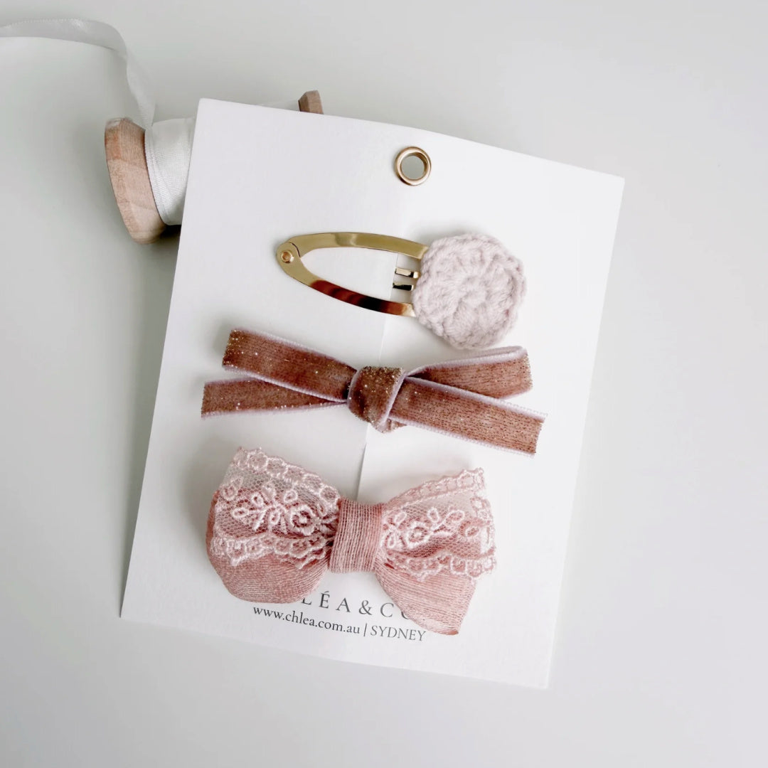 Chléa &amp; Co 3pc Mixed Hair Clips | Minimalist Muse
