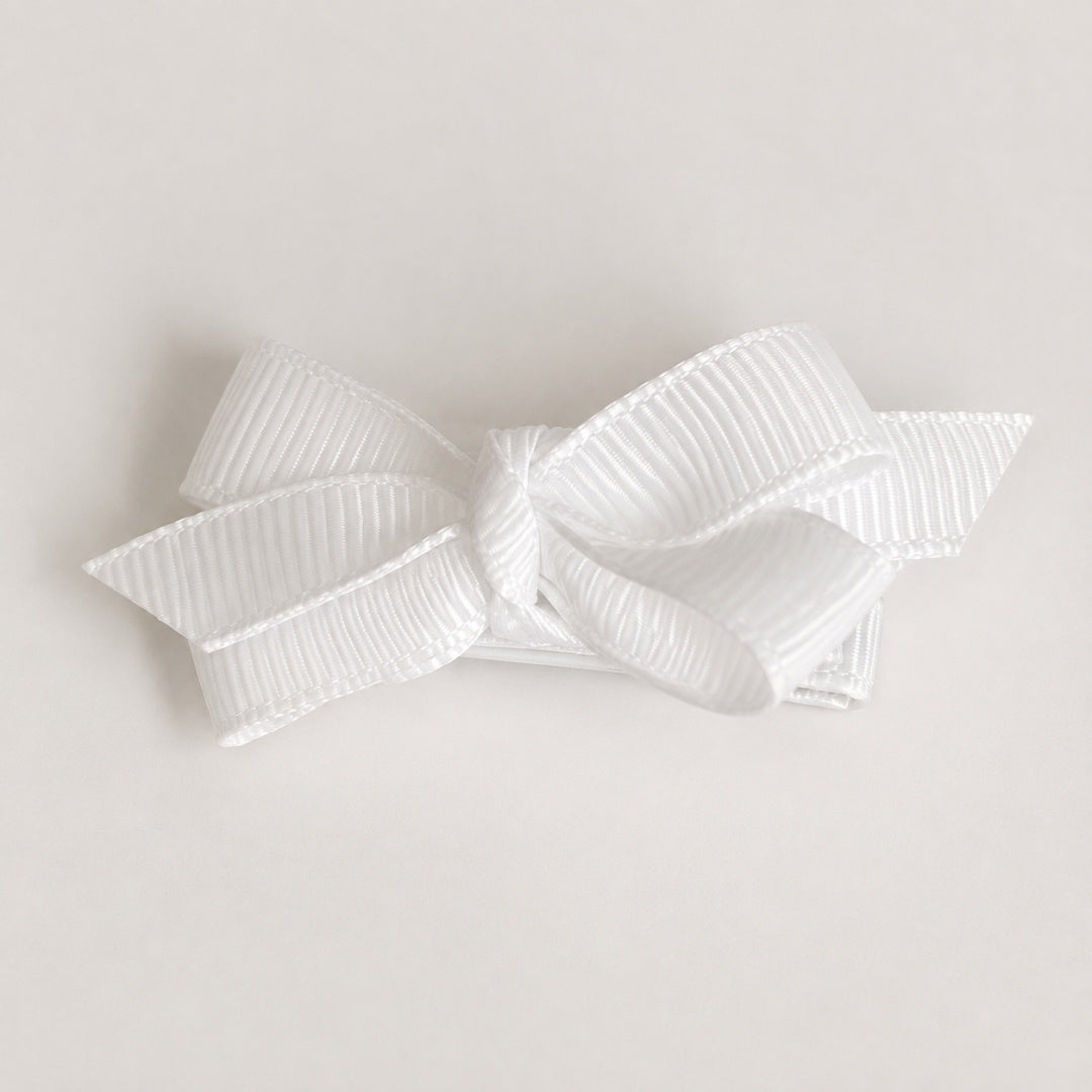 Chléa &amp; Co Set of 2 Petite Bows | White