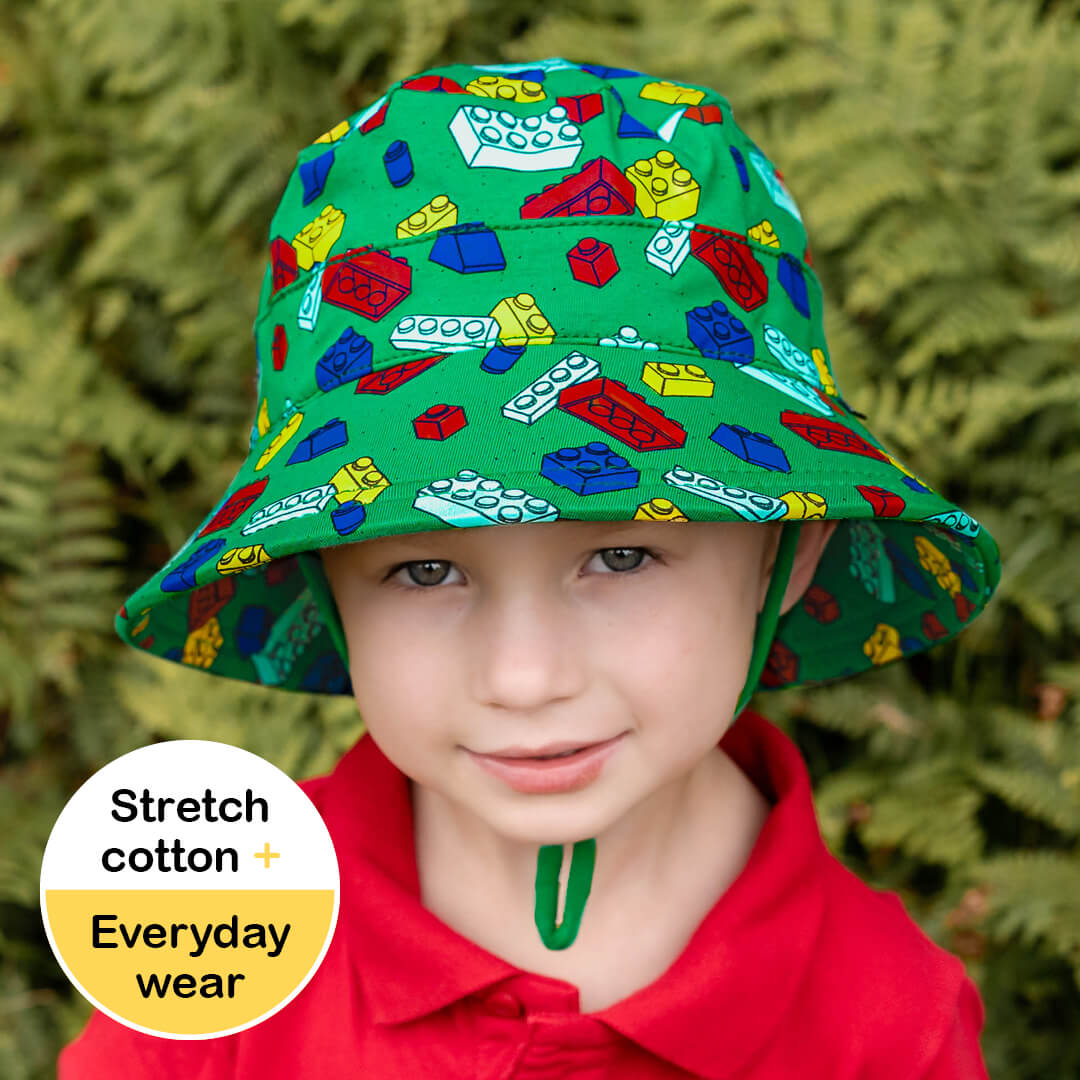 BEDHEAD KIDS BUCKET HAT - BLOCKS