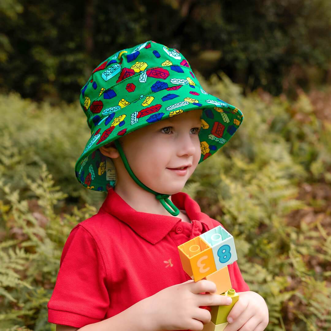 BEDHEAD KIDS BUCKET HAT - BLOCKS