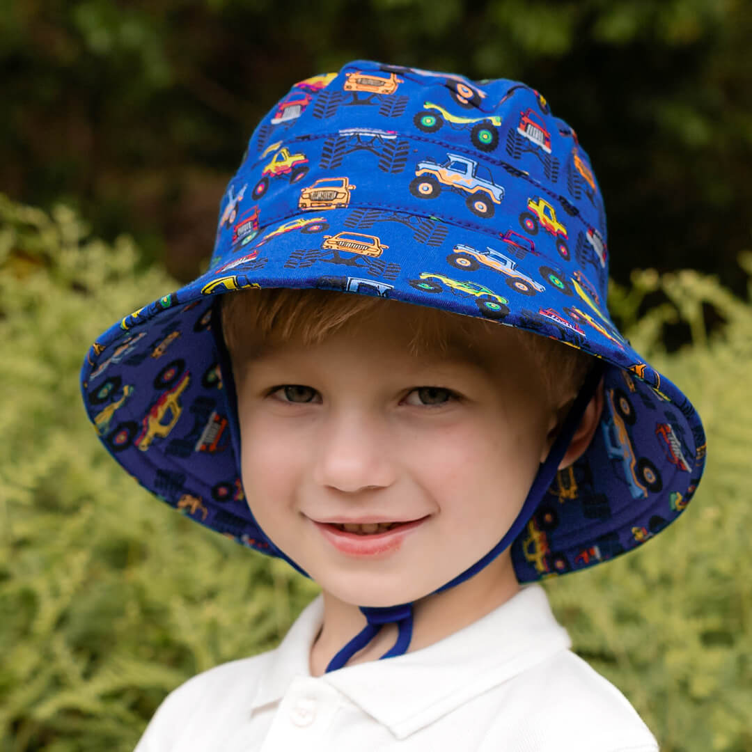 BEDHEAD KIDS BUCKET HAT - MONSTER TRUCKS