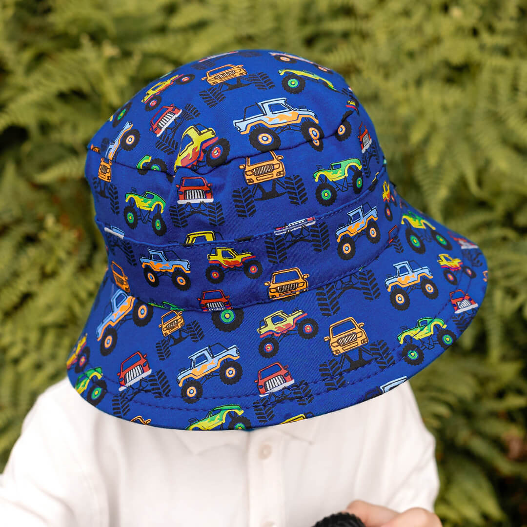 BEDHEAD KIDS BUCKET HAT - MONSTER TRUCKS