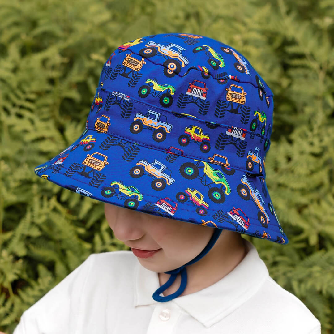 BEDHEAD KIDS BUCKET HAT - MONSTER TRUCKS