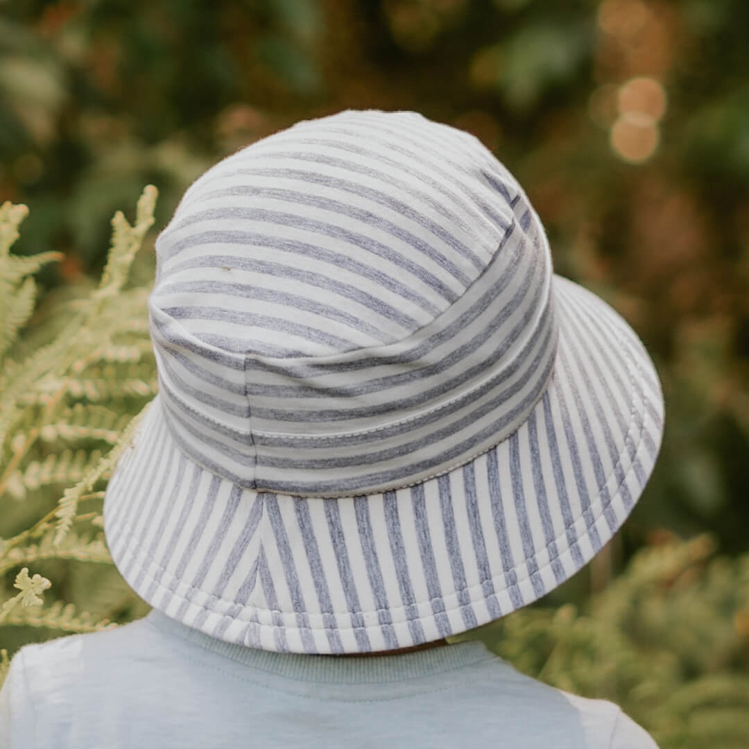 BEDHEAD KIDS BUCKET HAT - GREY STRIPE