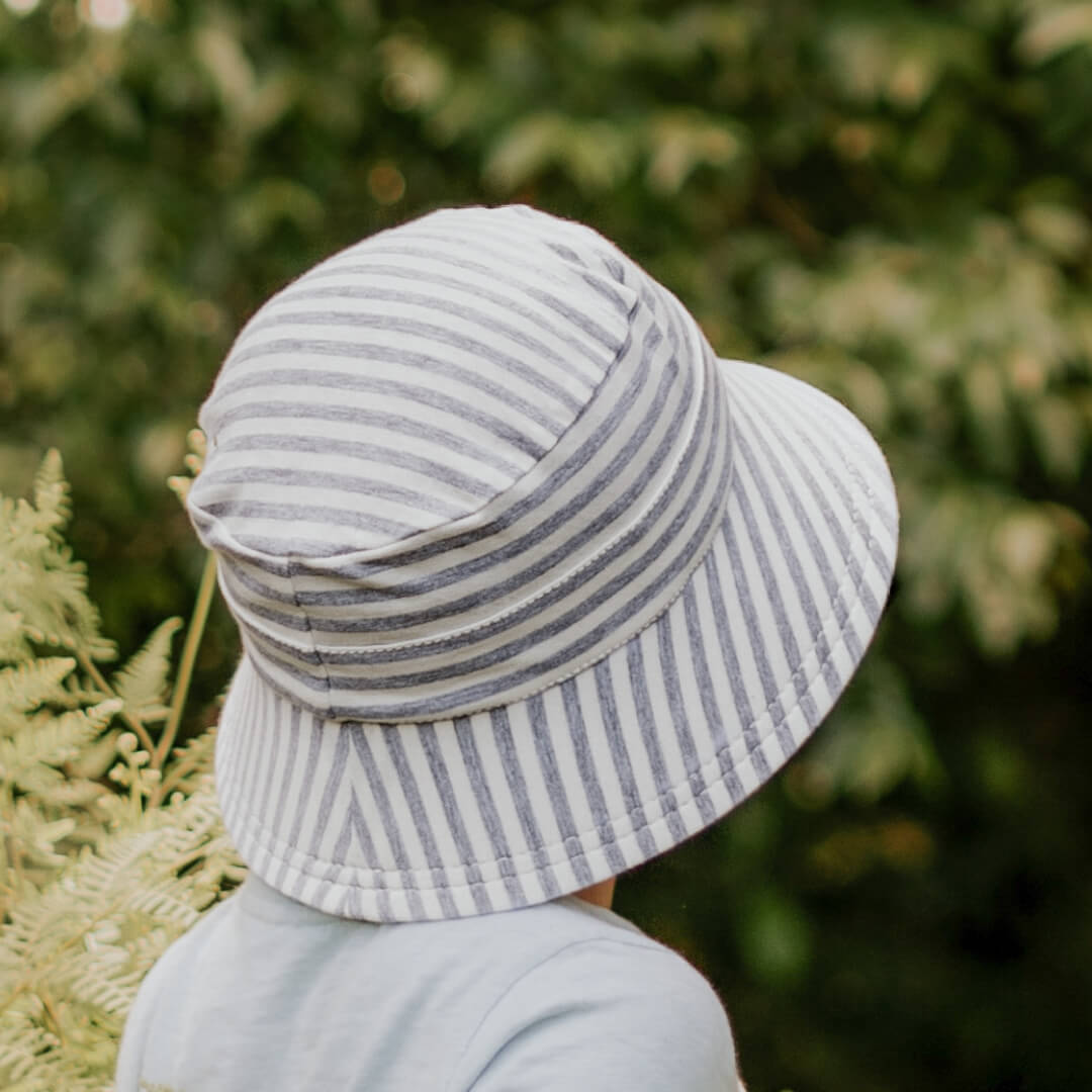 BEDHEAD KIDS BUCKET HAT - GREY STRIPE