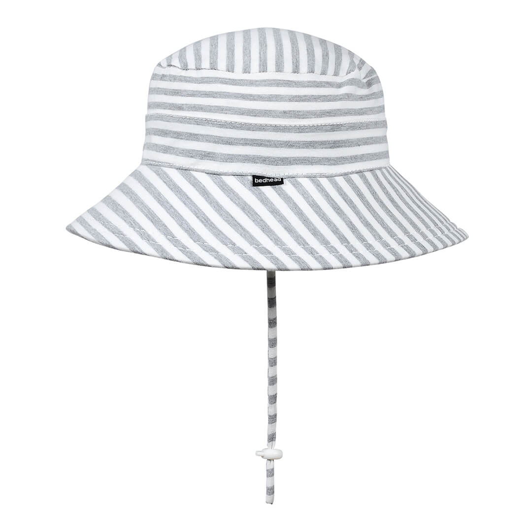BEDHEAD KIDS BUCKET HAT - GREY STRIPE