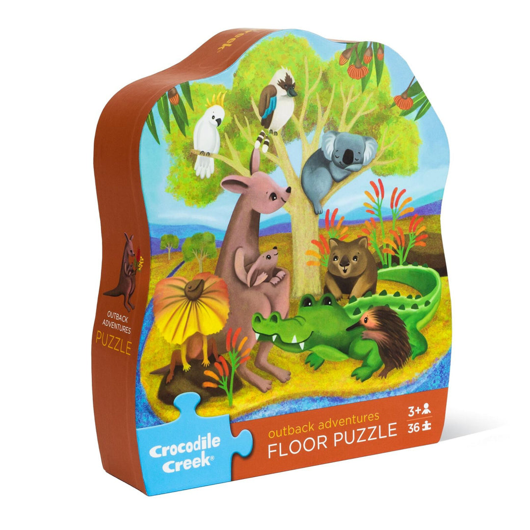 CROCODILE CREEK CLASSIC FLOOR PUZZLE 36PCE - OUTBACK ADVENTURES