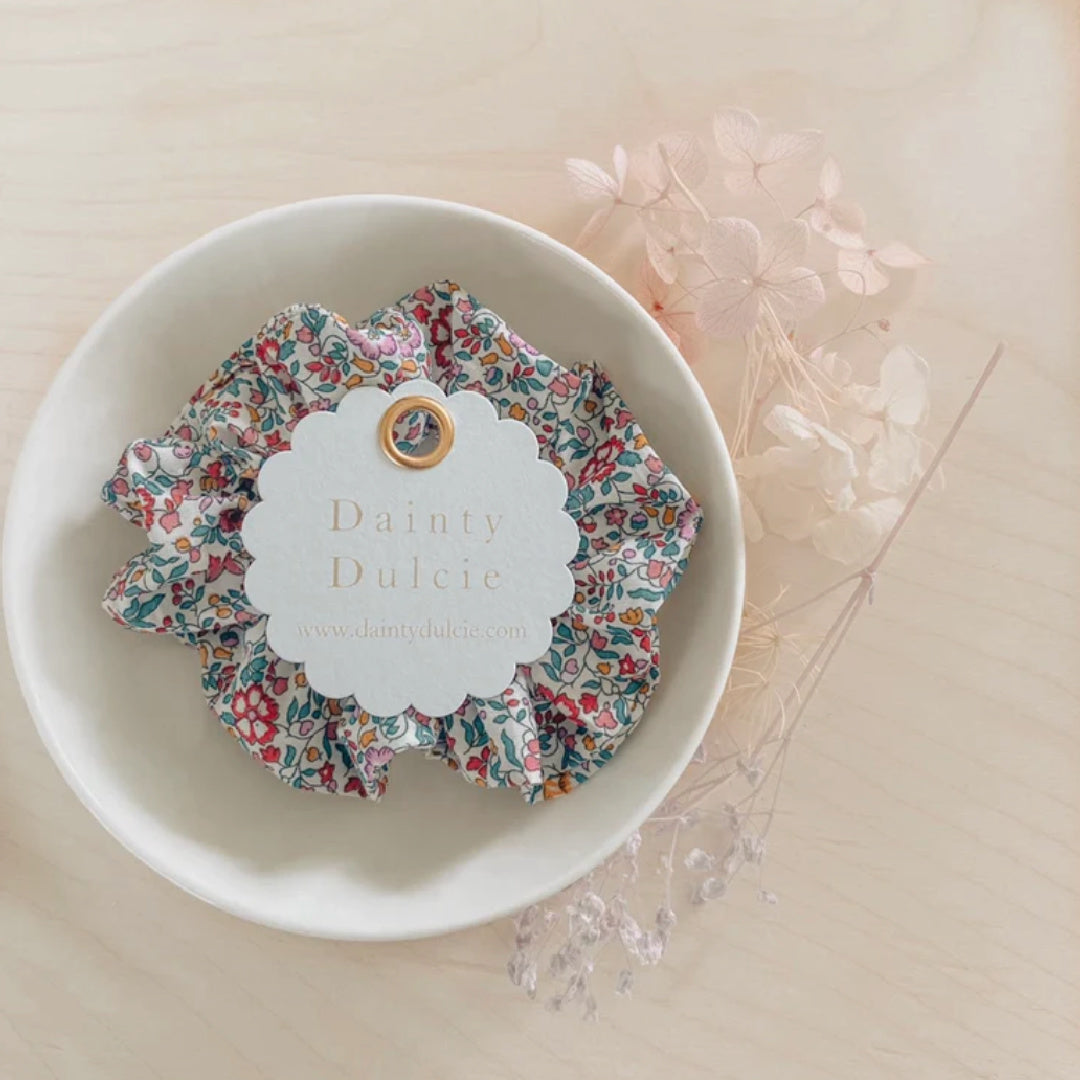 DAINTY DULCIE EDIE LIBERTY LONDON MINI SCRUNCHIE