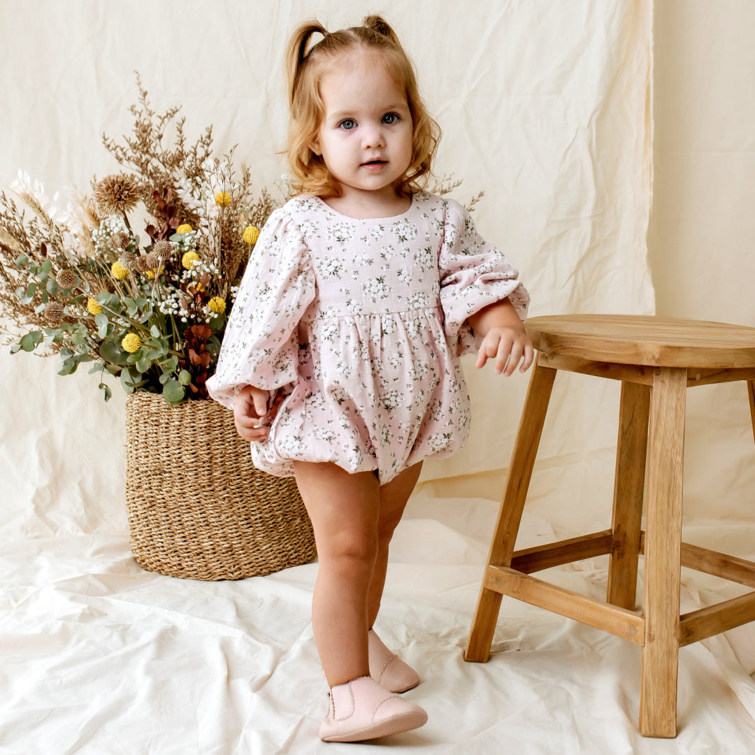 DESIGNER KIDZ HAZEL FLORAL ROMPER