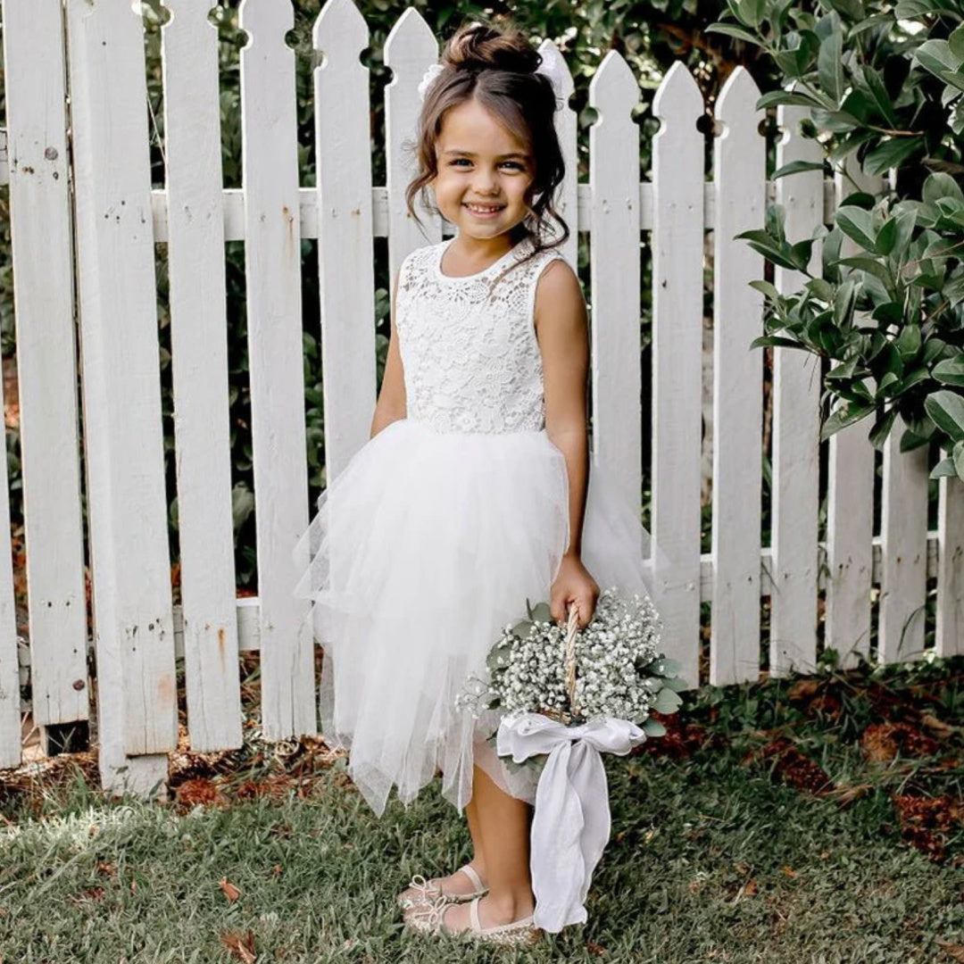 DESIGNER KIDZ TARA HEART BACK DRESS