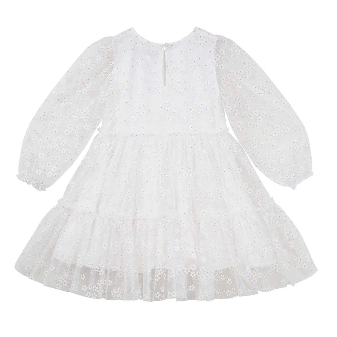DESIGNER KIDZ AUDREY L/S DAISY DRESS