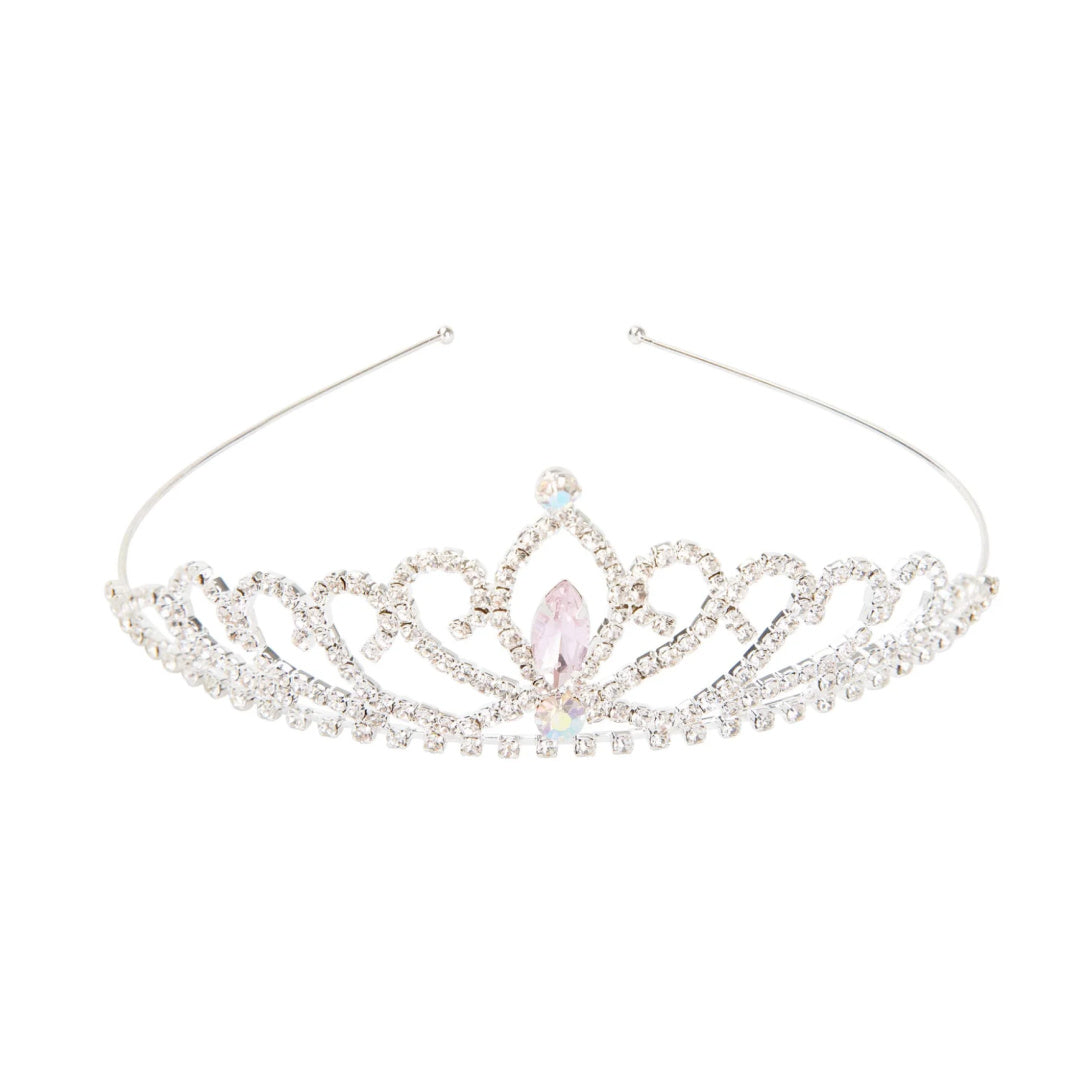 DESIGNER KIDZ DIAMENTE TIARA - SILVER