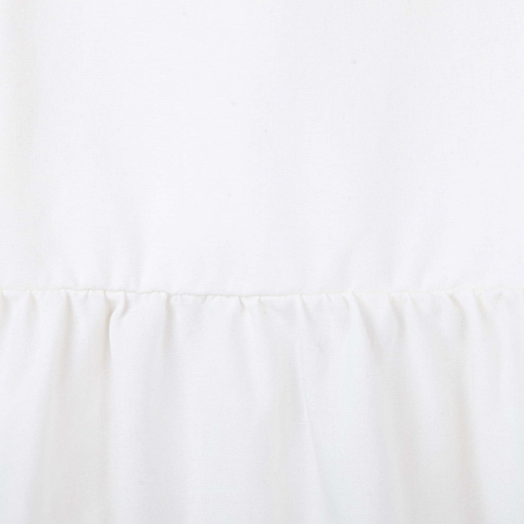 DESIGNER KIDZ GRACE TIE BACK DRESS - ECRU