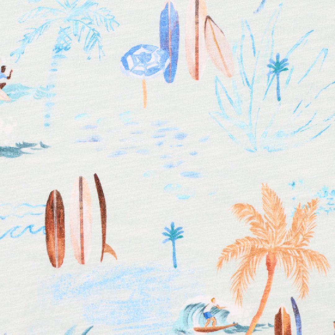 FOX AND FINCH SURFS UP PRINT TEE