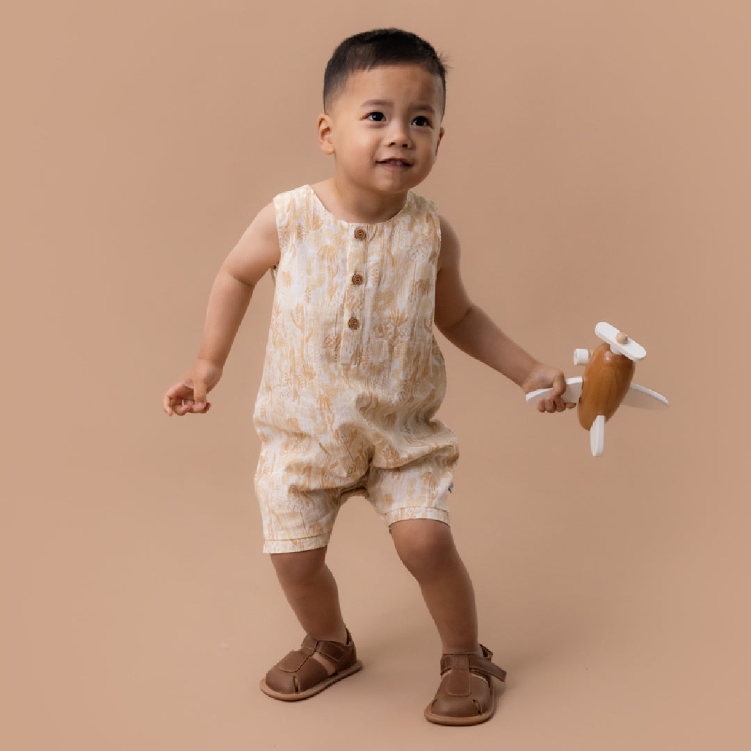 FOX AND FINCH CACTUS SS ROMPER