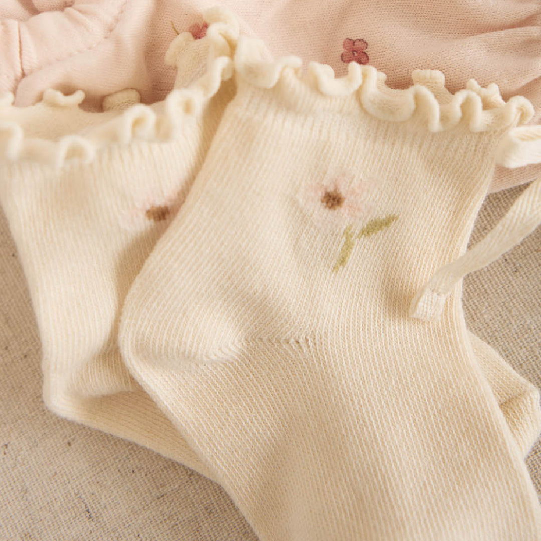 JAMIE KAY ALISON SOCKS - MILK POSIE