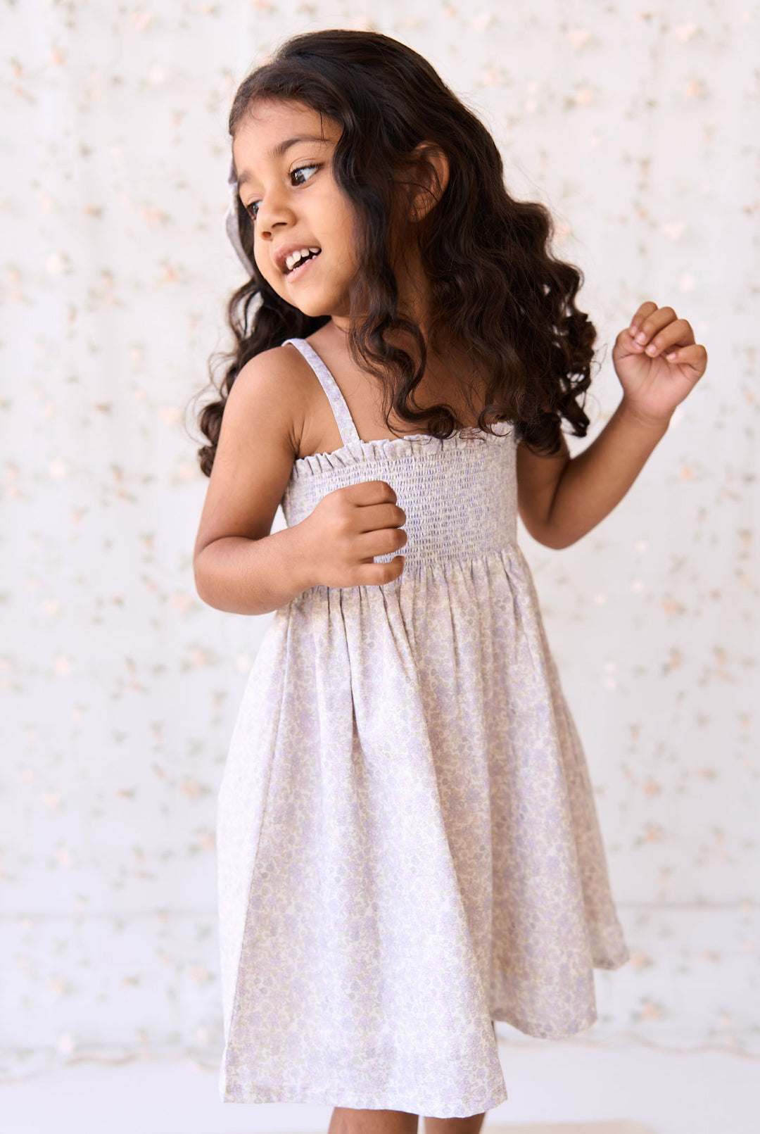 JAMIE KAY ORGANIC COTTON MIRA DRESS - CHLOE LAVENDER