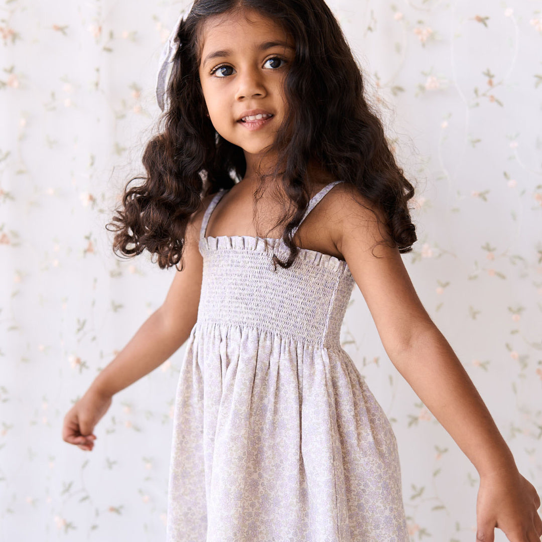 JAMIE KAY ORGANIC COTTON MIRA DRESS - CHLOE LAVENDER