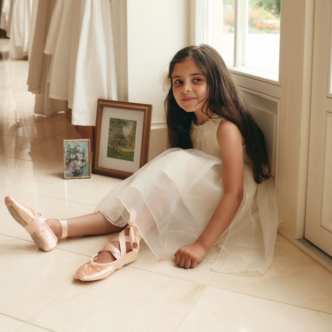 JAMIE KAY ADALYN DRESS - PARCHMENT