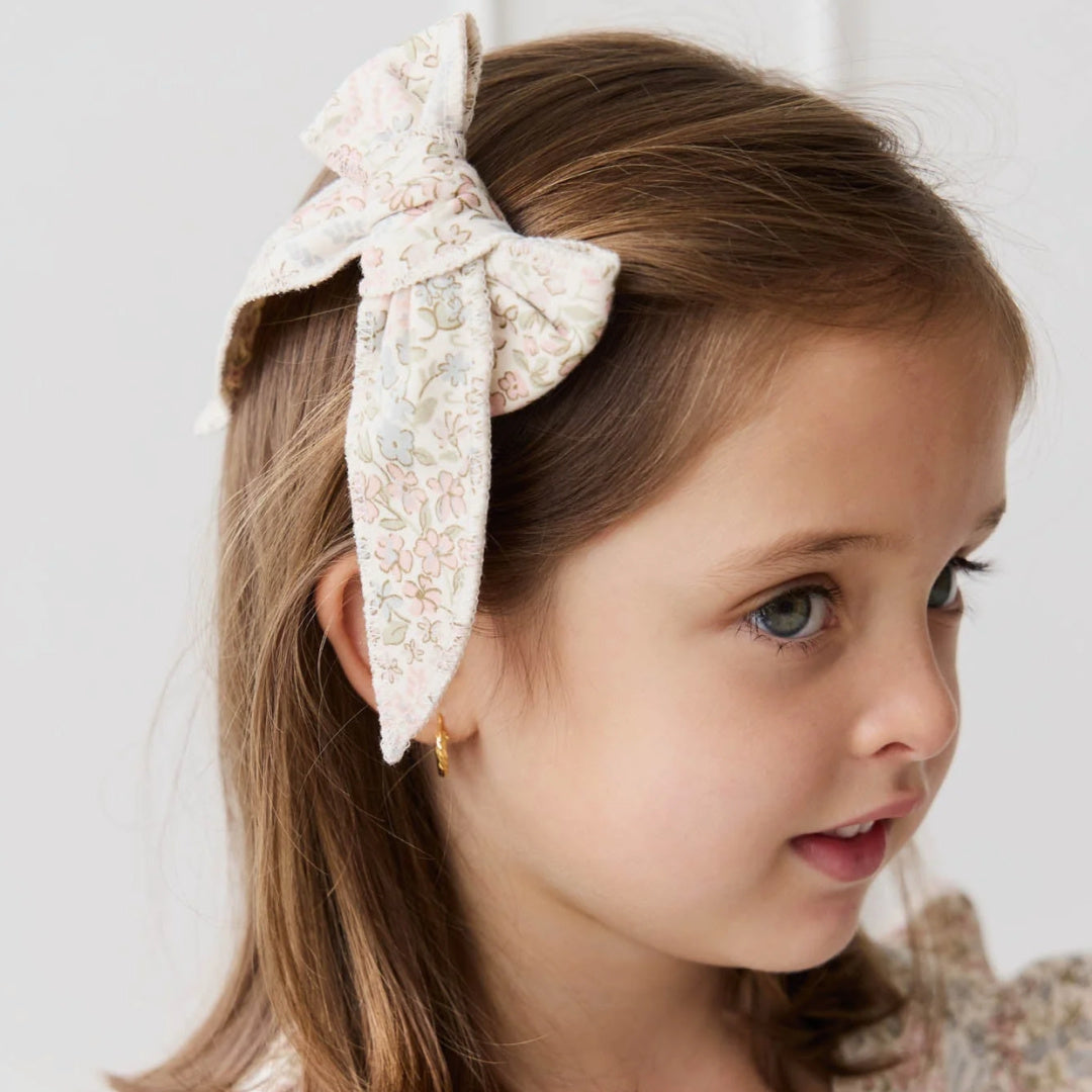 JAMIE KAY ORGANIC COTTON HAIR CLIP - APRIL GLACIER