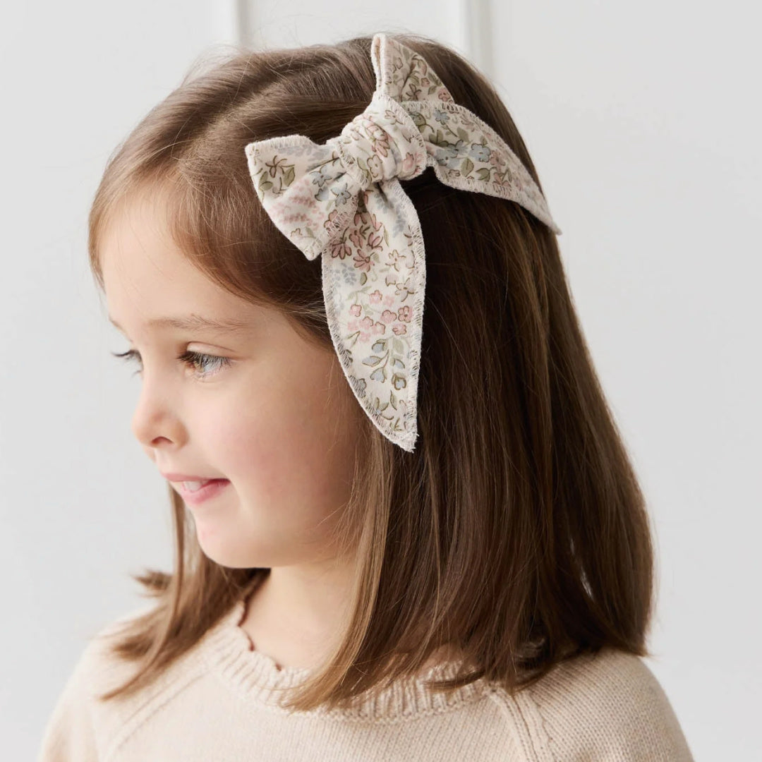 JAMIE KAY ORGANIC COTTON HAIR CLIP - APRIL GLACIER