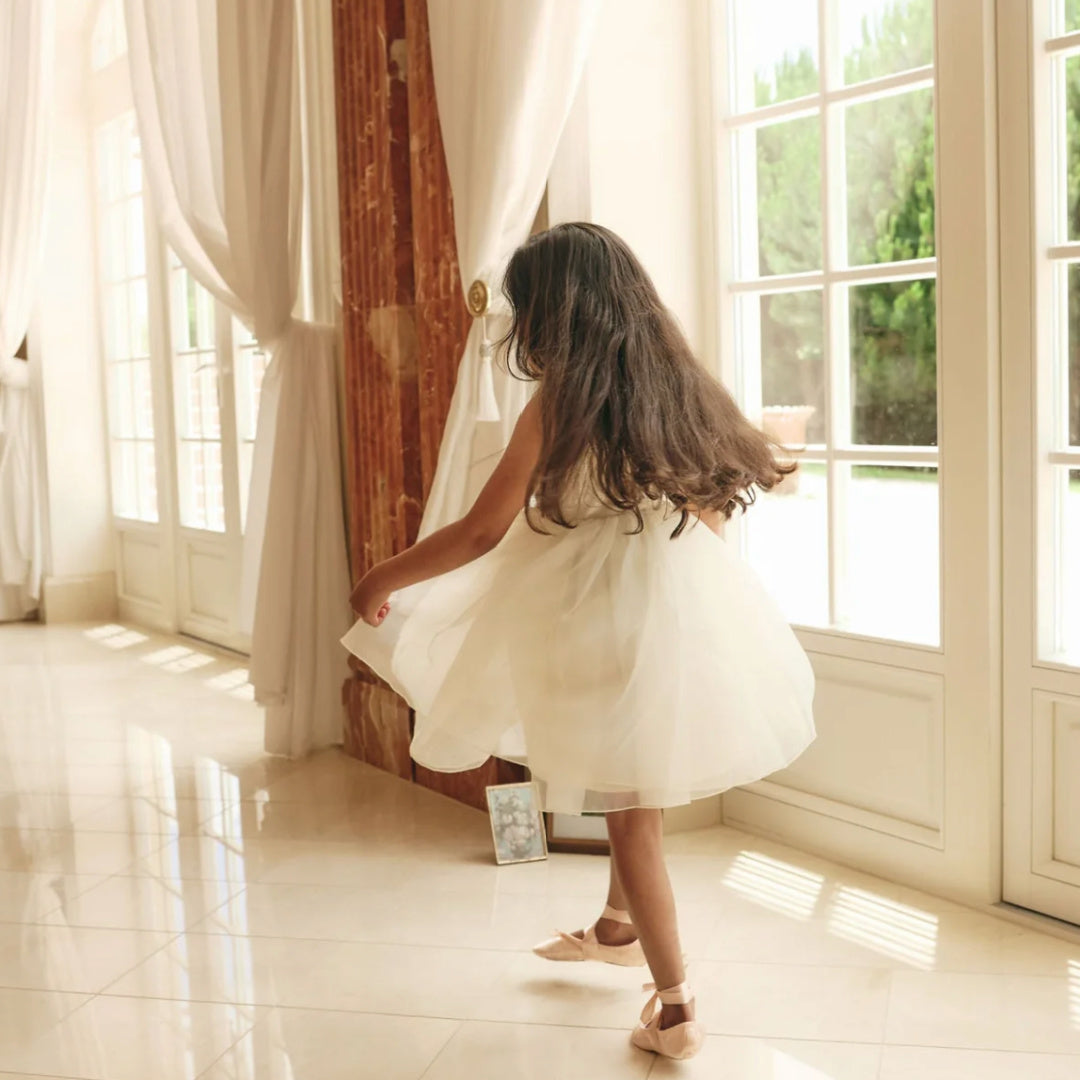 JAMIE KAY ADALYN DRESS - PARCHMENT