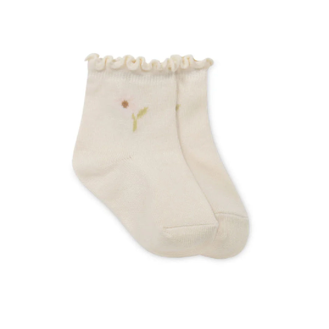 JAMIE KAY ALISON SOCKS - MILK POSIE