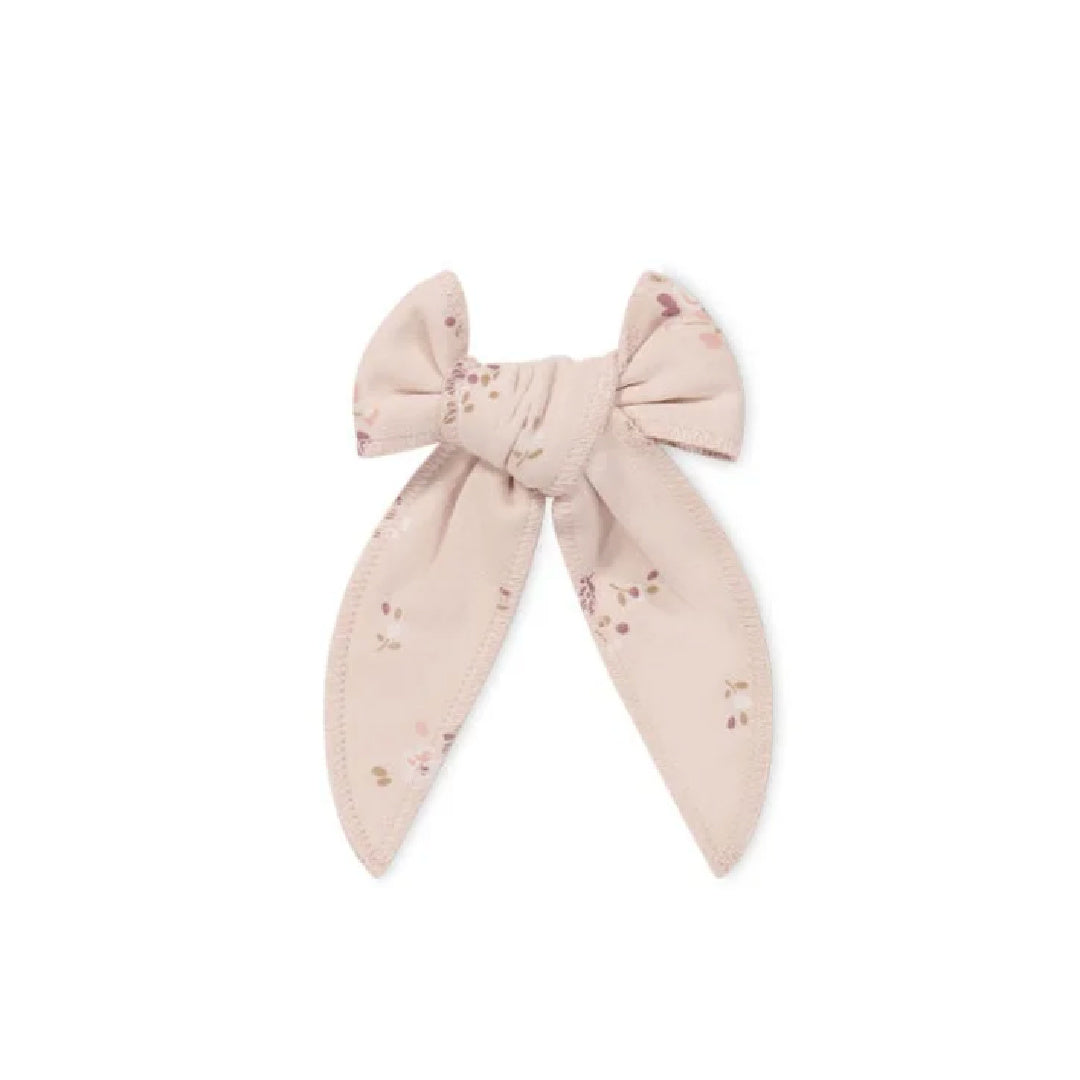 JAMIE KAY ORGANIC COTTON HAIR CLIP - PETITE FLEUR SOFT PEONY