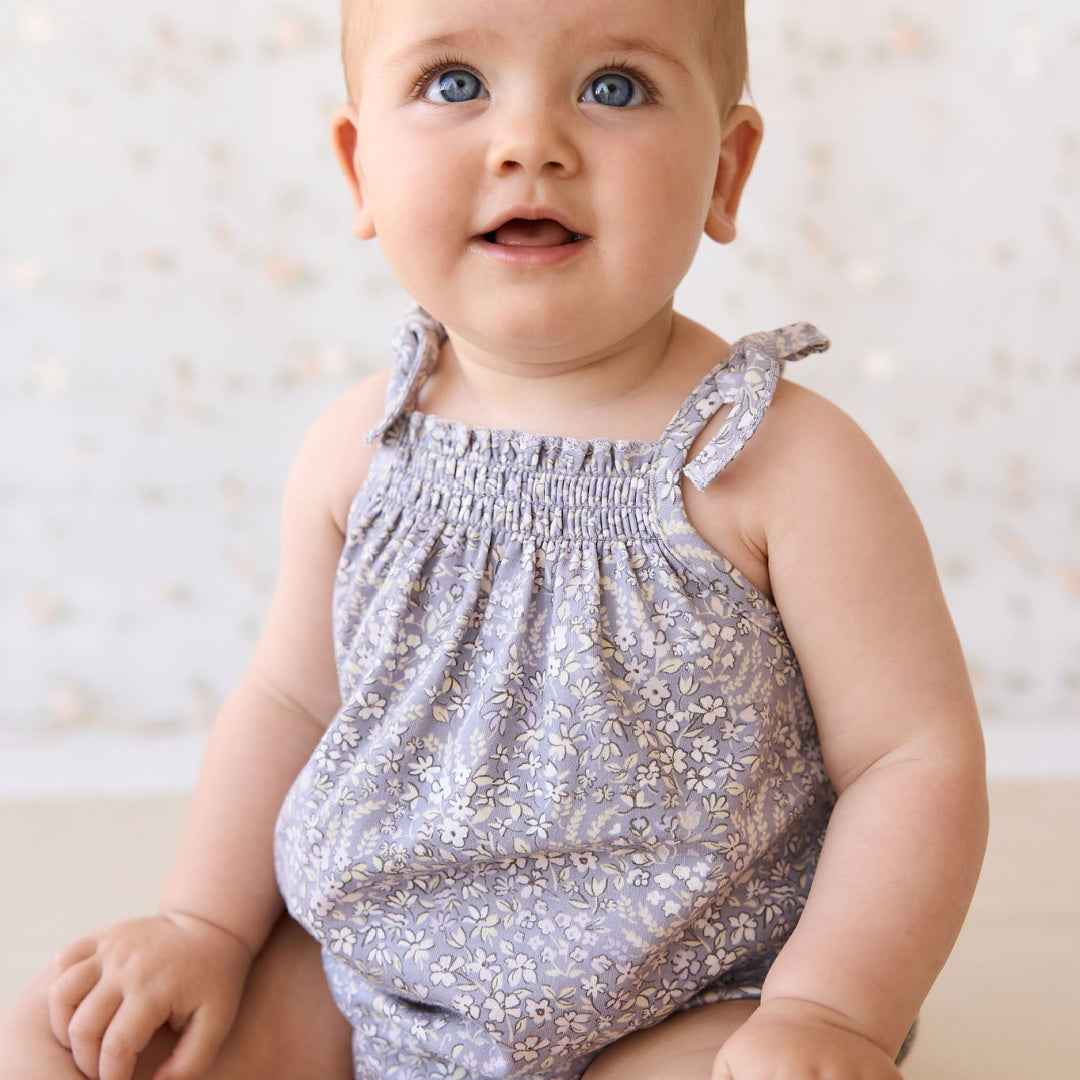 JAMIE KAY ORGANIC COTTON CASSIE PLAYSUIT - APRIL LILAC