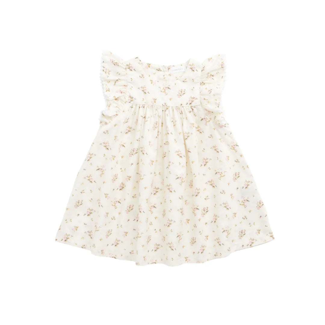 JAMIE KAY ORGANIC COTTON ELEANOR DRESS - BIANCA ANTIQUE