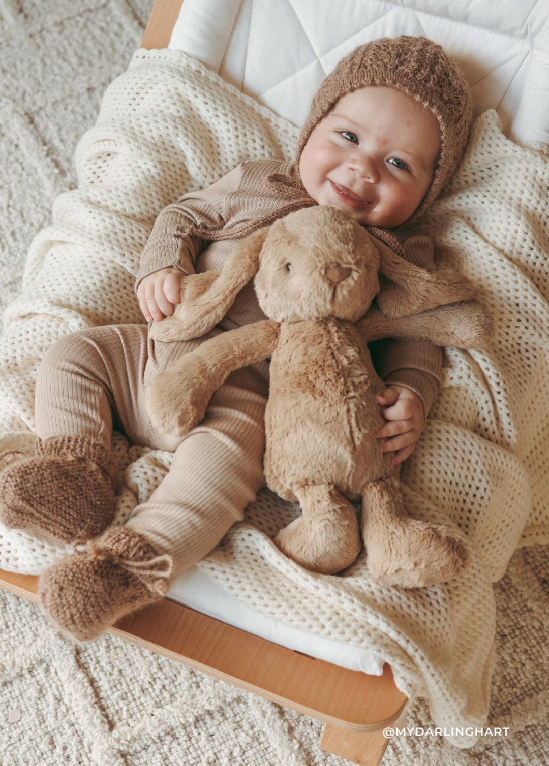 JAMIE KAY SNUGGLE BUNNIES - PENELOPE THE BUNNY - CARAMEL