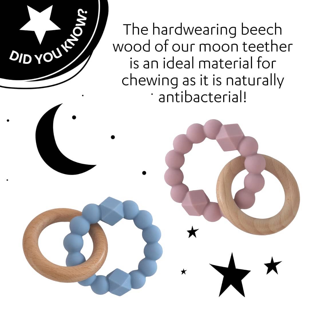 JELLYSTONE DESIGNS MOON TEETHER - SAGE