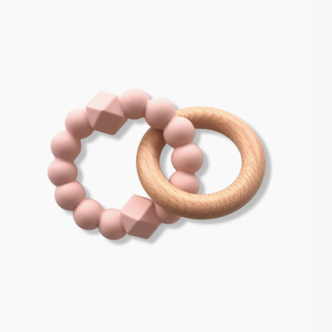 JELLYSTONE DESIGNS MOON TEETHER - BLUSH