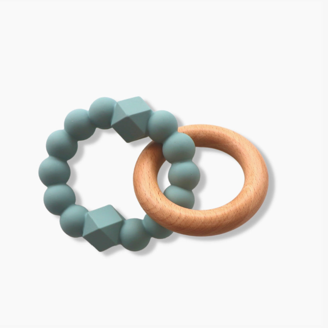 JELLYSTONE DESIGNS MOON TEETHER - SAGE