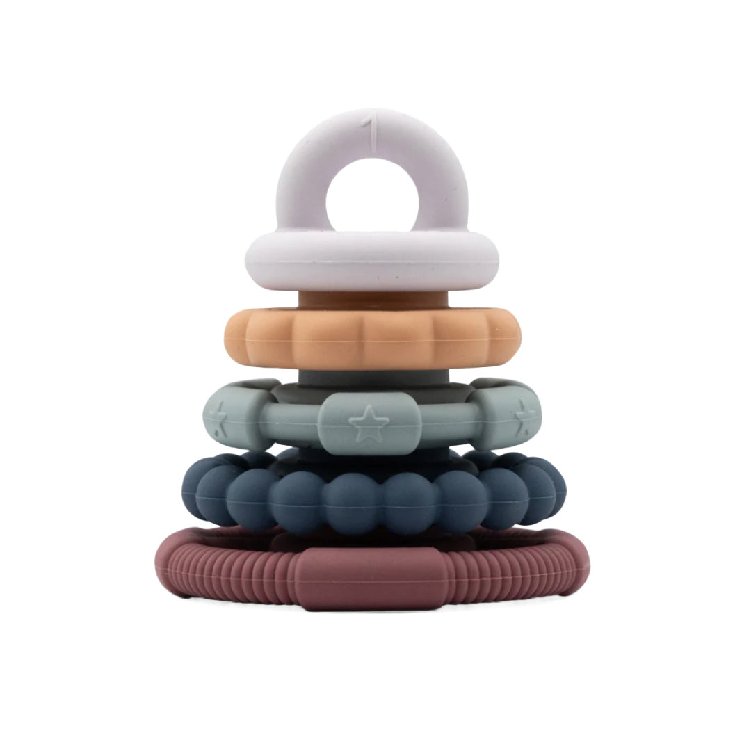 JELLYSTONE DESIGNS STACKER AND TEETHER TOY - EARTH