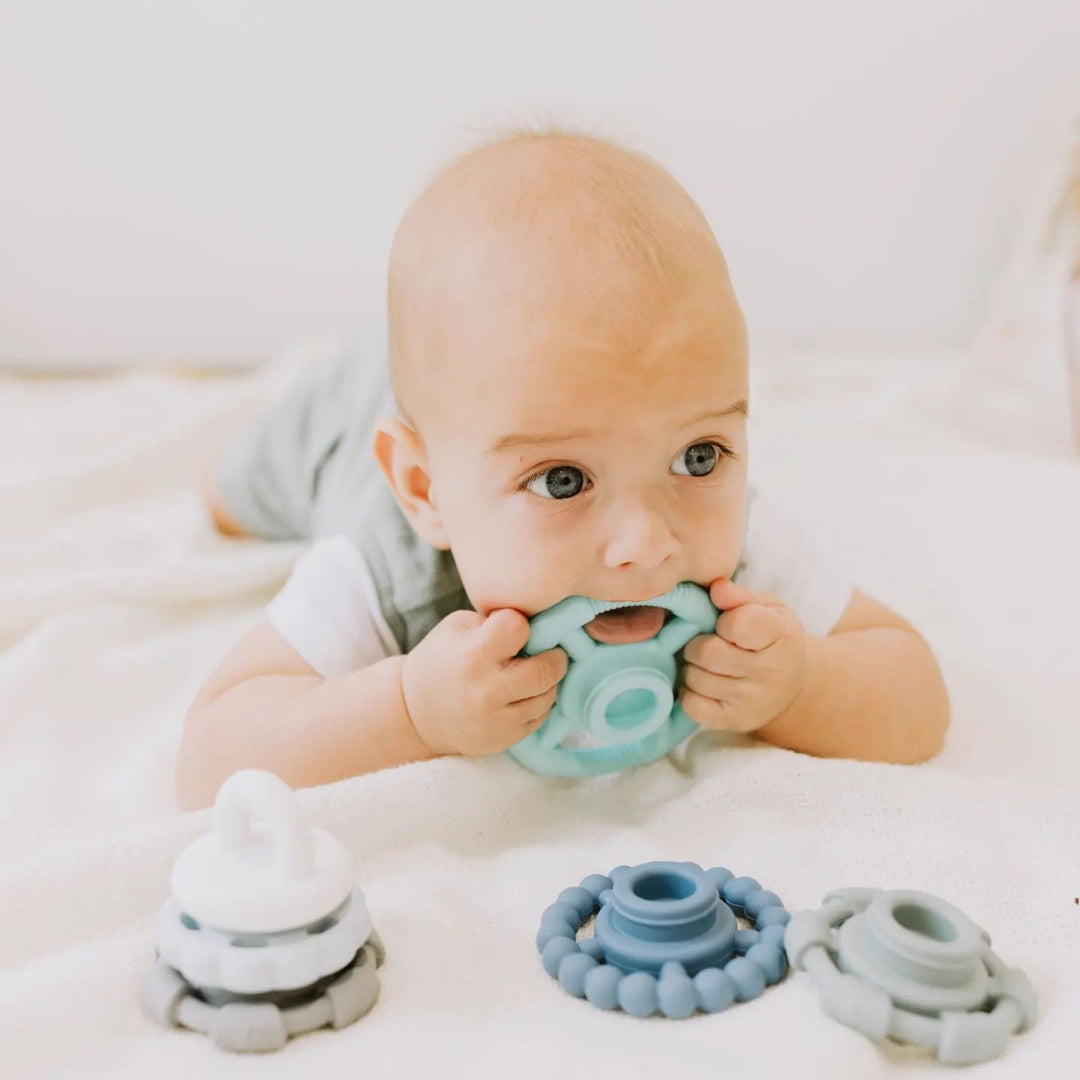 JELLYSTONE DESIGNS STACKER AND TEETHER TOY - OCEAN
