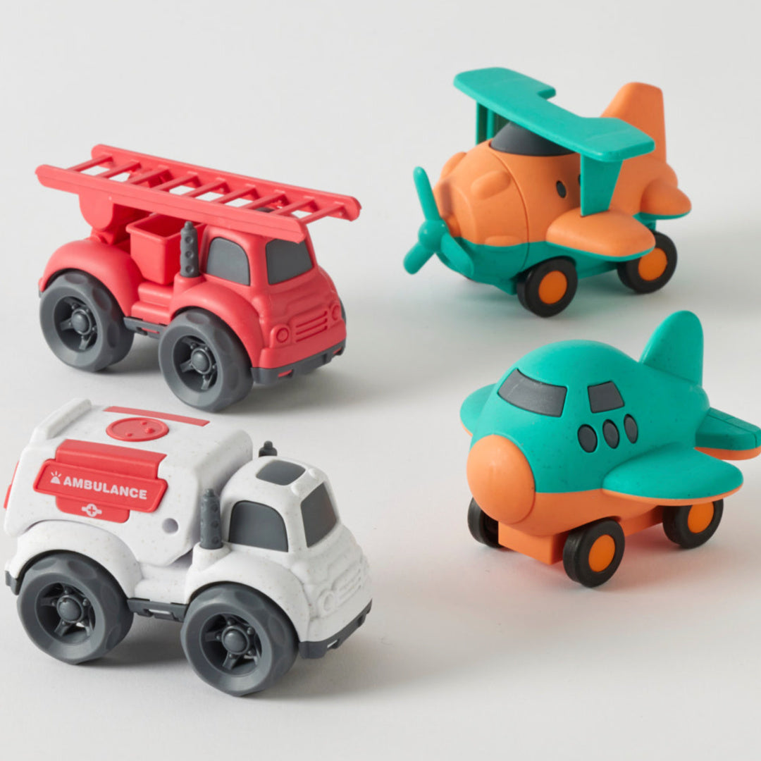 JIGGLE AND GIGGLE BIOPLASTIC CAR AND PLANE SET
