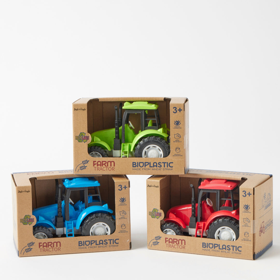 JIGGLE AND GIGGLE BIOPLASTIC TRACTOR
