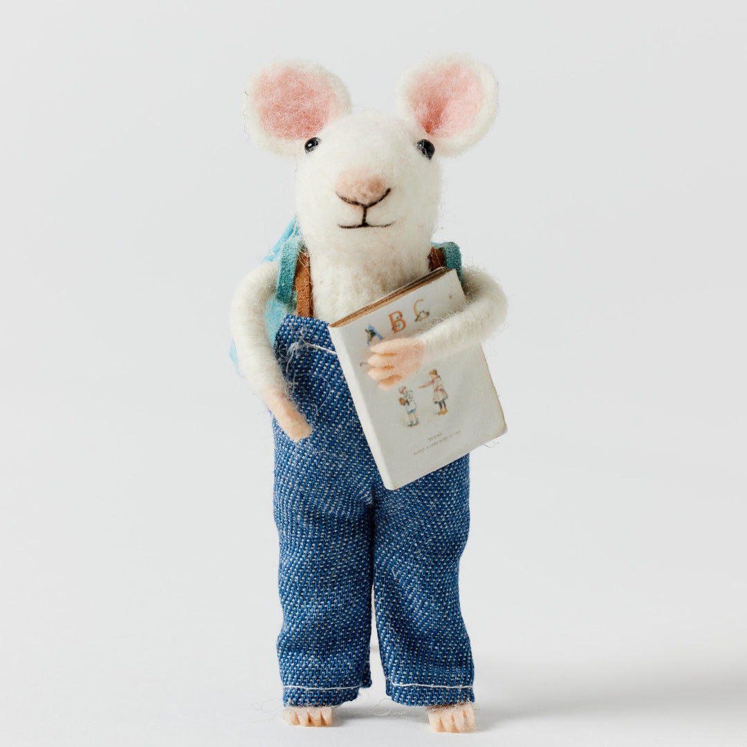 JIGGLE AND GIGGLE FELT MOUSE - HAROLD