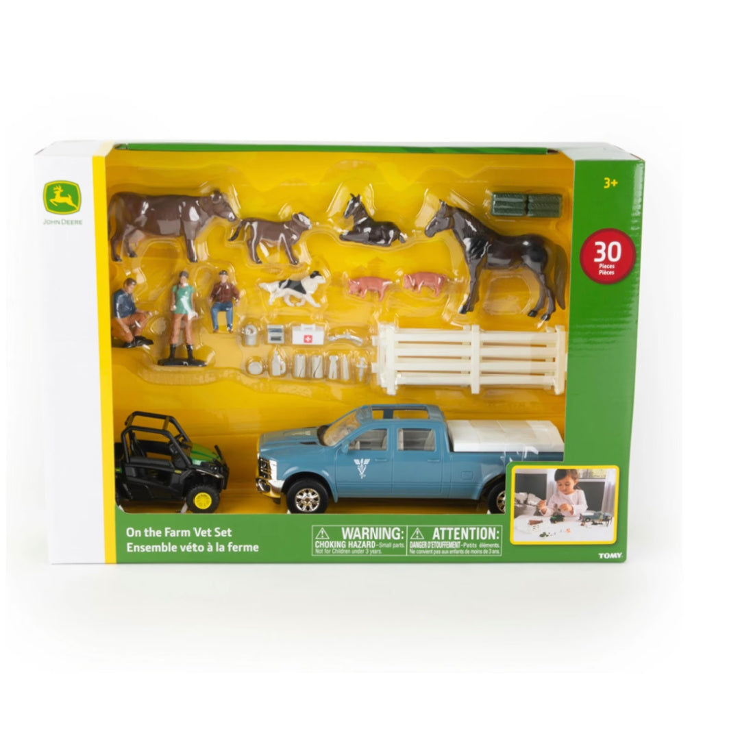 John Deere 1:32 JD On the Farm Vet Set