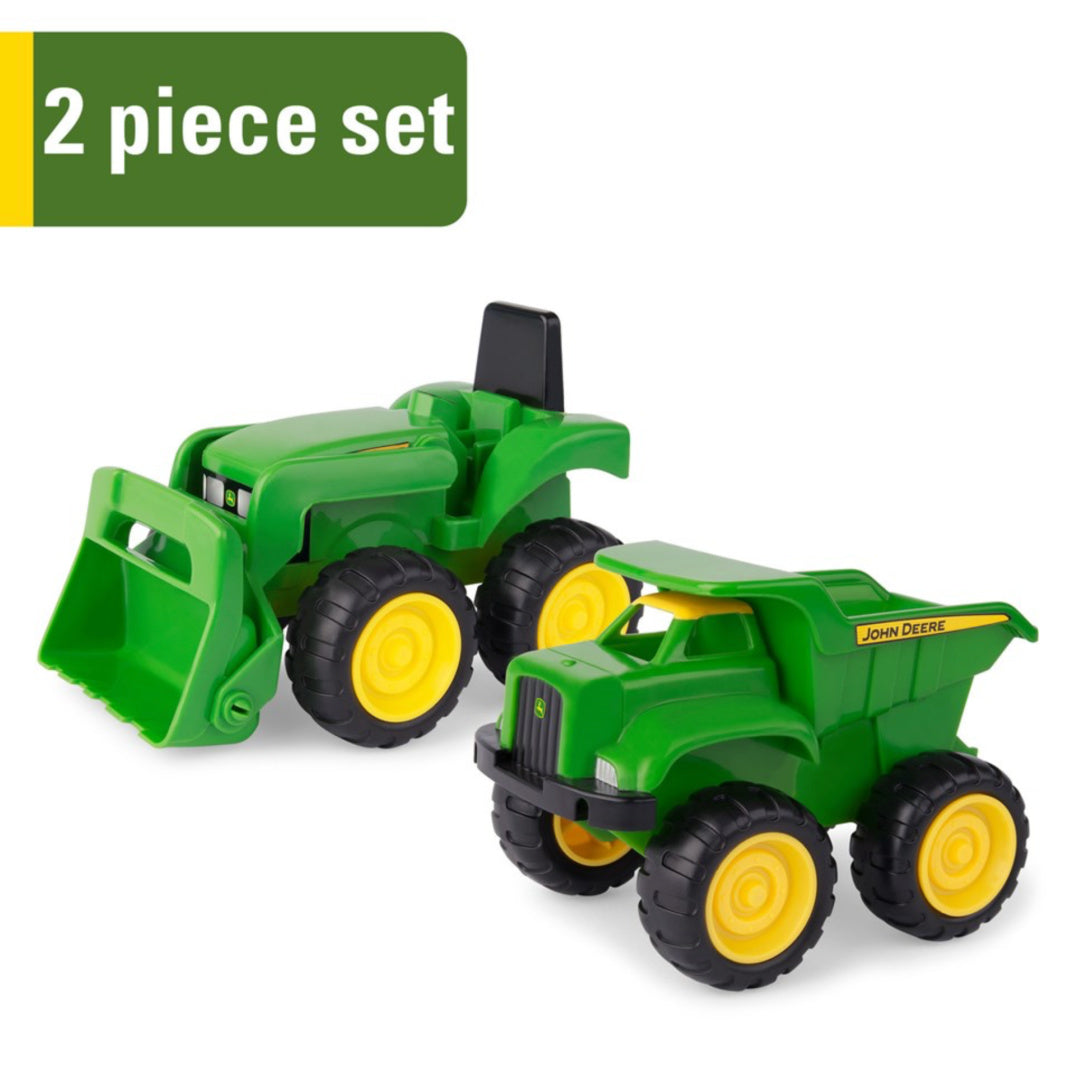 John Deere 15cm Sand Pit Vehicles - 2 Pack