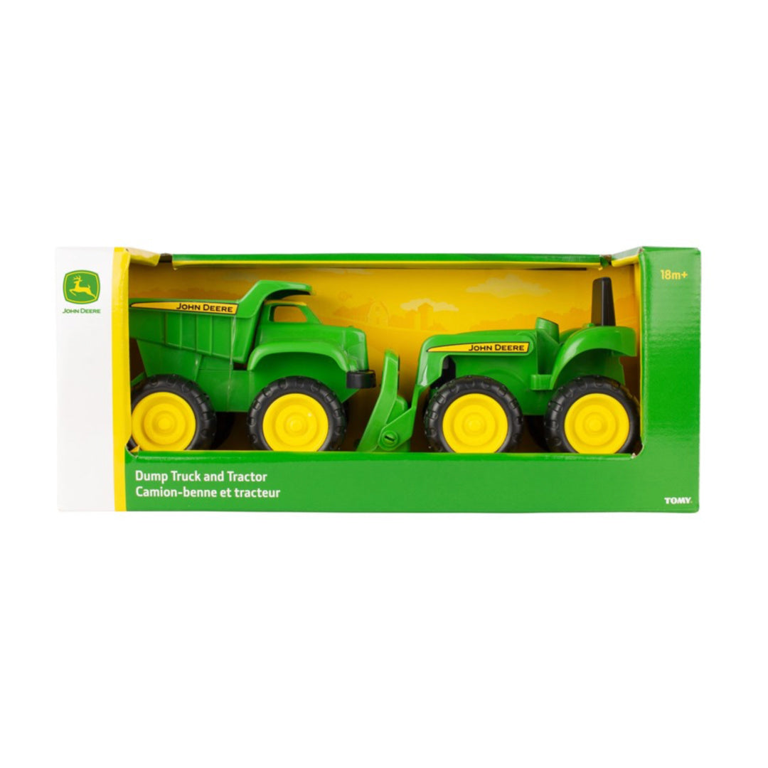 John Deere 15cm Sand Pit Vehicles - 2 Pack